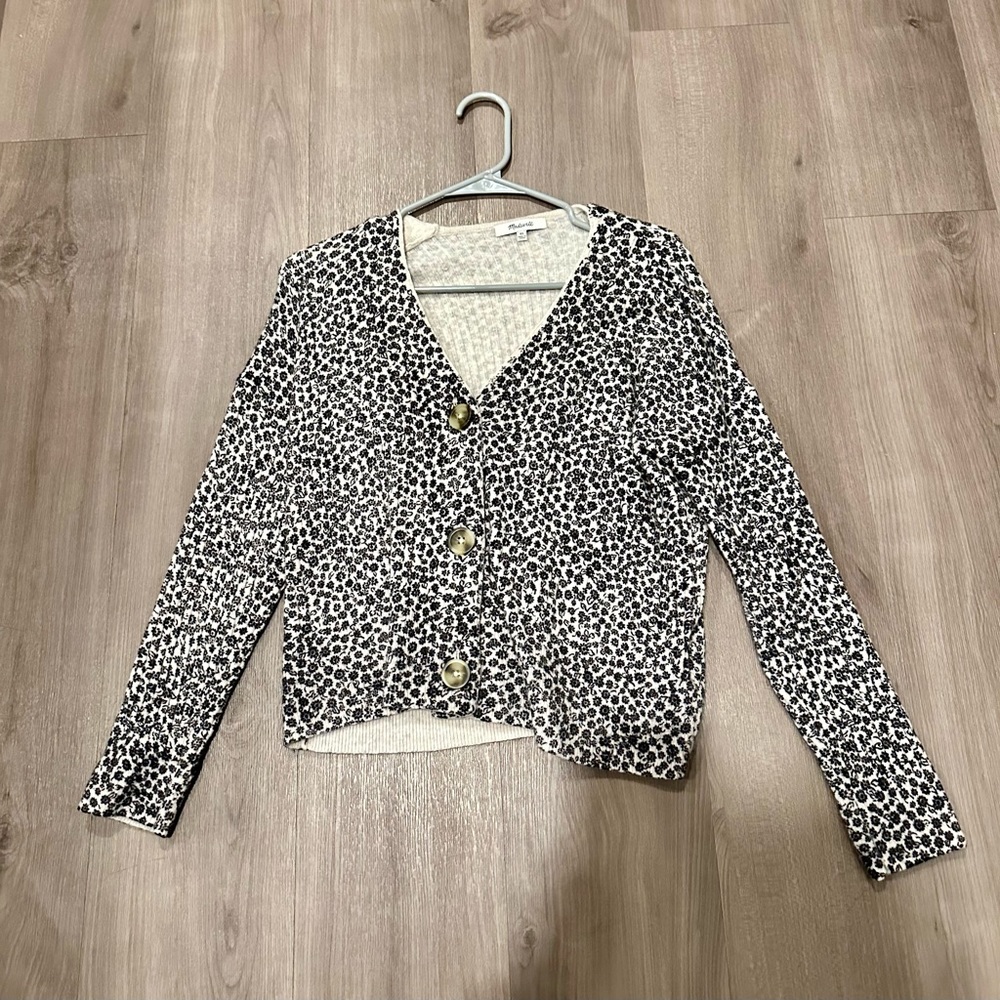 Madewell Floral Cardigan XS